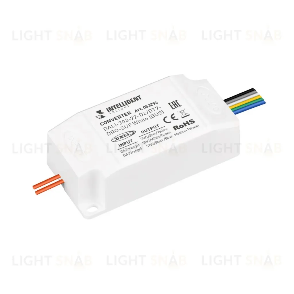 Конвертер Arlight DALI-303-72-D2/DT7-DRO-SUF White (BUS) (IARL, Пластик) 053294 053294