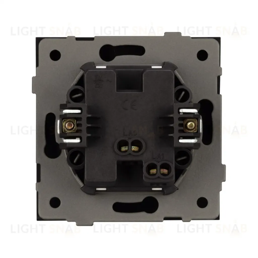 Механизм выключателя одноклавишный непроходной Arlight SWT-TENDO-MK01-PL-GR (230V, 10A) 054032 054032