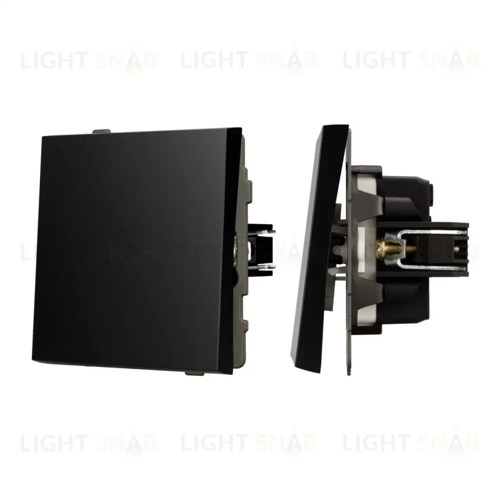 Механизм выключателя одноклавишный непроходной Arlight SWT-TENDO-MK01-PL-BK (230V, 10A) 054035 054035