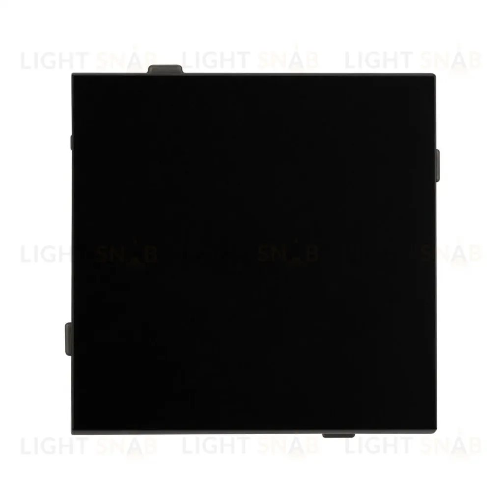 Механизм выключателя одноклавишный проходной Arlight SWT-TENDO-MKP1-PL-BK (230V, 10A) 054041 054041