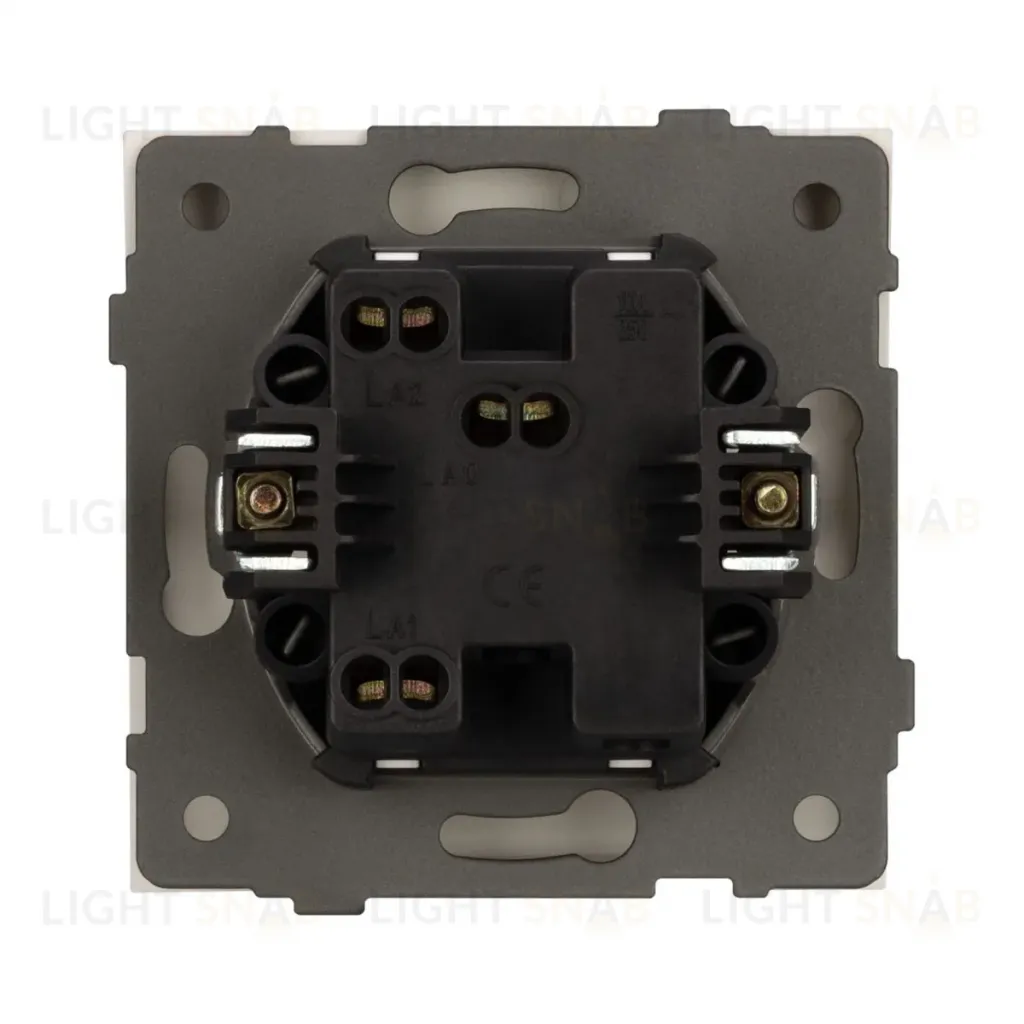 Механизм выключателя одноклавишный проходной Arlight SWT-TENDO-MKP1-PL-WH (230V, 10A) 054148 054148
