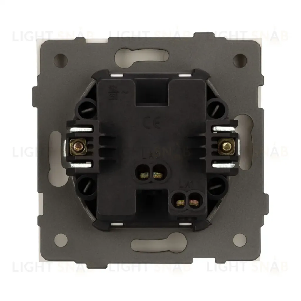 Механизм выключателя одноклавишный непроходной Arlight SWT-TENDO-MK01-SFPL-WH (230V, 10A) 054570 054570