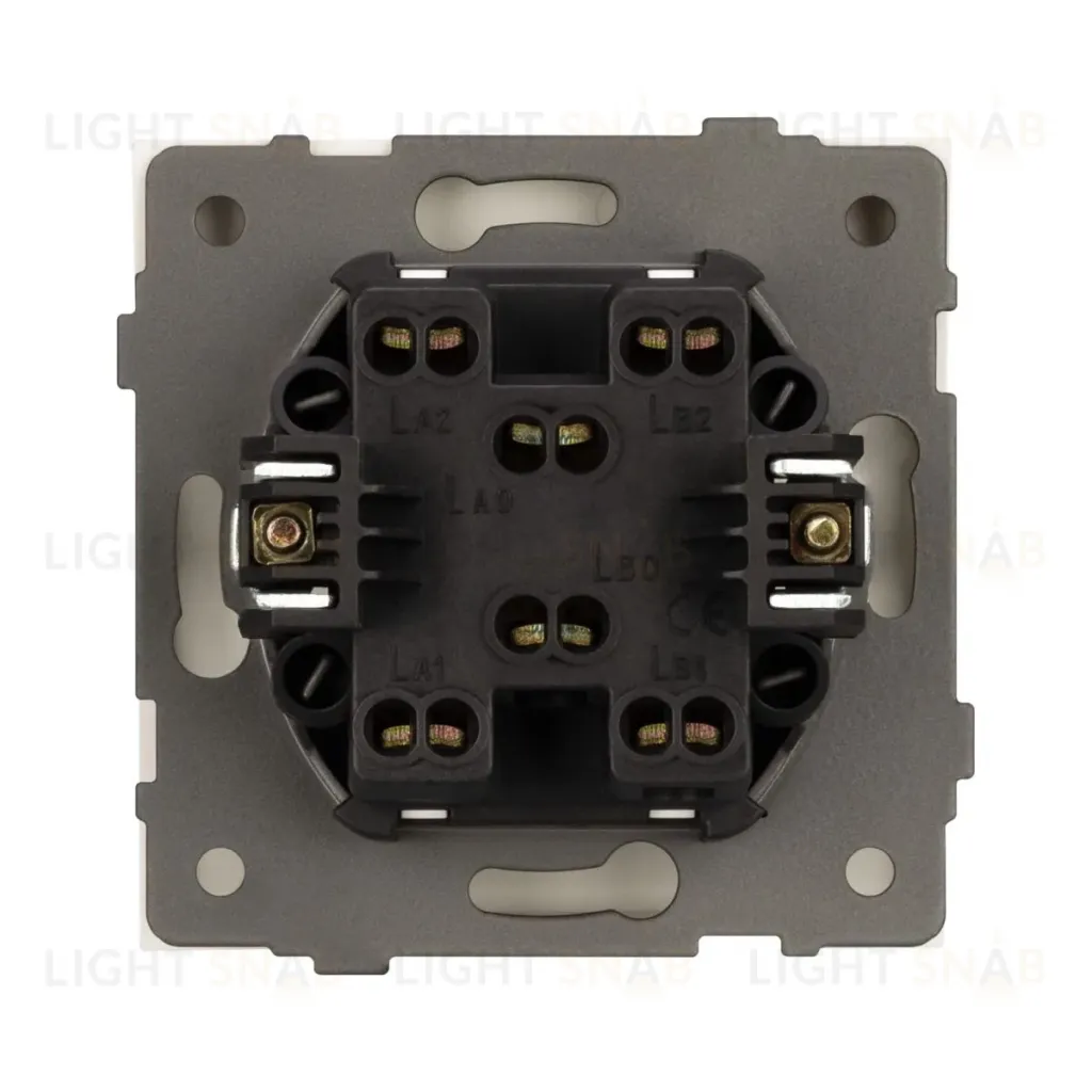 Механизм выключателя одноклавишный перекрестный Arlight SWT-TENDO-MKX1-SFPL-GD (230V, 10A) 054572 054572
