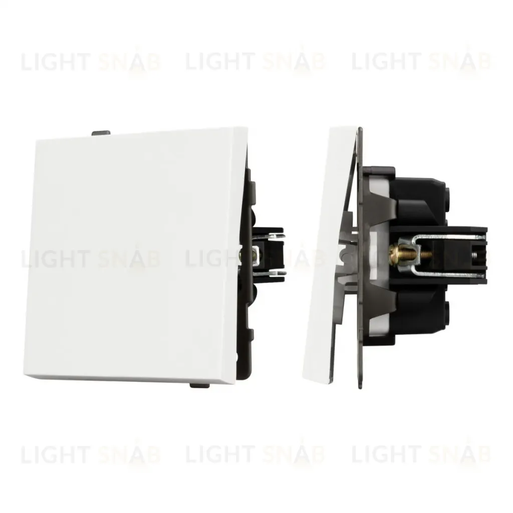 Механизм выключателя одноклавишный перекрестный Arlight SWT-TENDO-MKX1-SFPL-WH (230V, 10A) 054574 054574