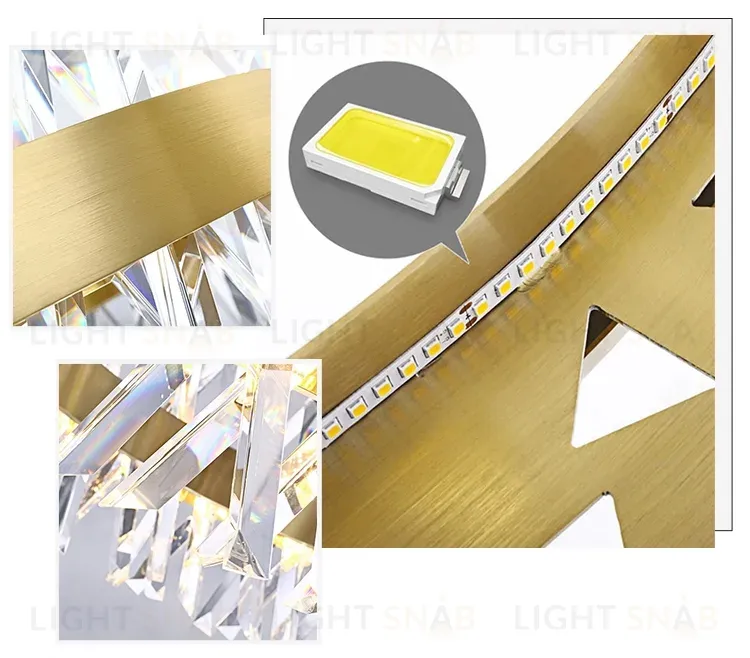 Подвесная люстра Delight Collection Akasha II 9967P/R/D800 gold 9967P/R/D800 gold