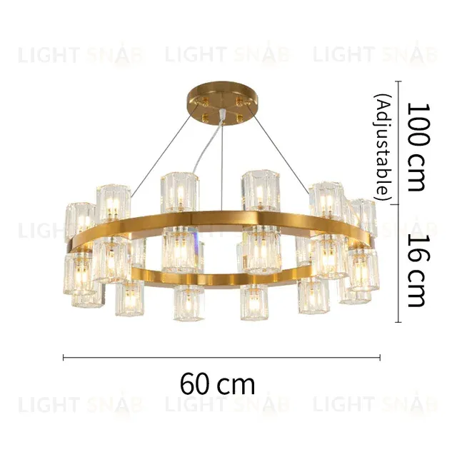 Подвесная люстра Delight Collection Arcachon 8530P/D610 gold 8530P/D610 gold