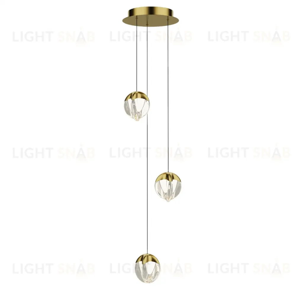 Подвесной светильник Delight Collection MD24001033-3A gold/clear MD24001033-3A gold/clear