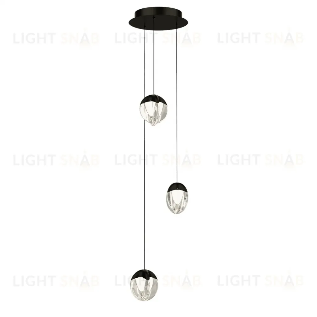 Подвесной светильник Delight Collection MD24001033-3A black/clear MD24001033-3A black/clear