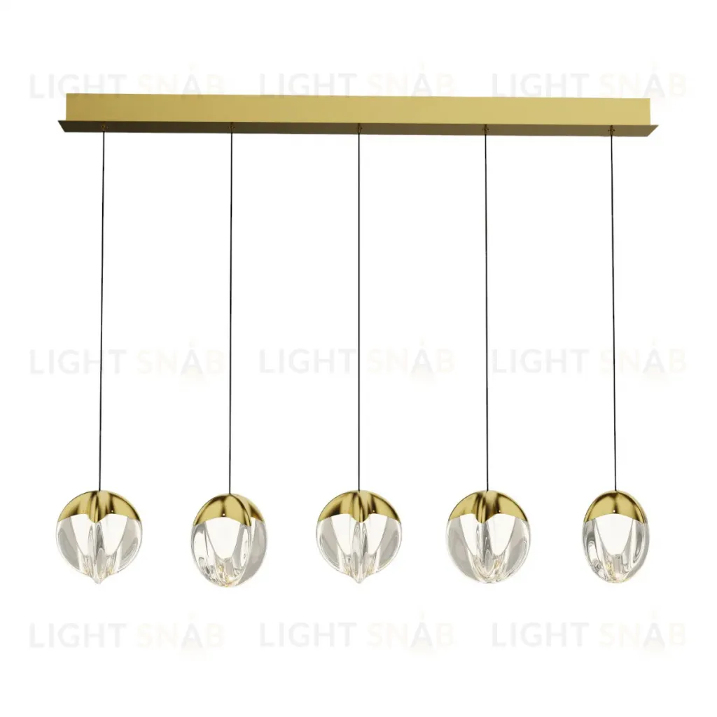 Подвесной светильник Delight Collection MD24001033-5B gold/clear MD24001033-5B gold/clear