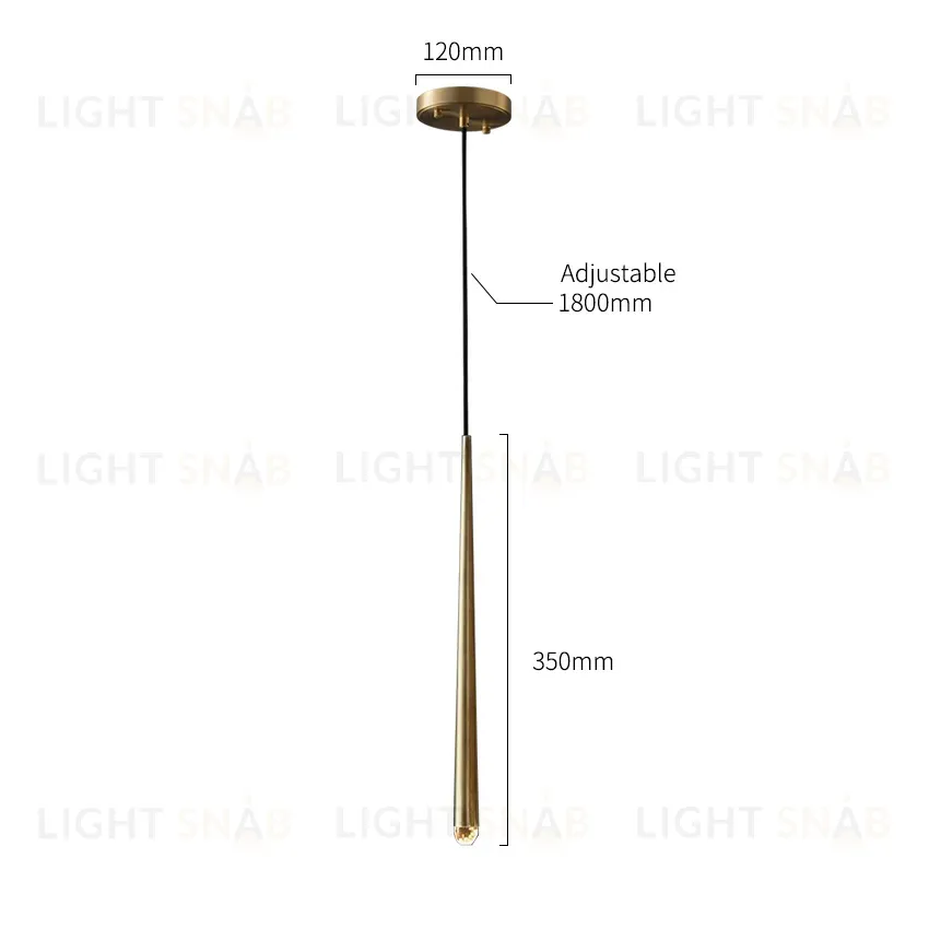 Подвесной светильник Delight Collection MT8863-1H antique brass MT8863-1H antique brass