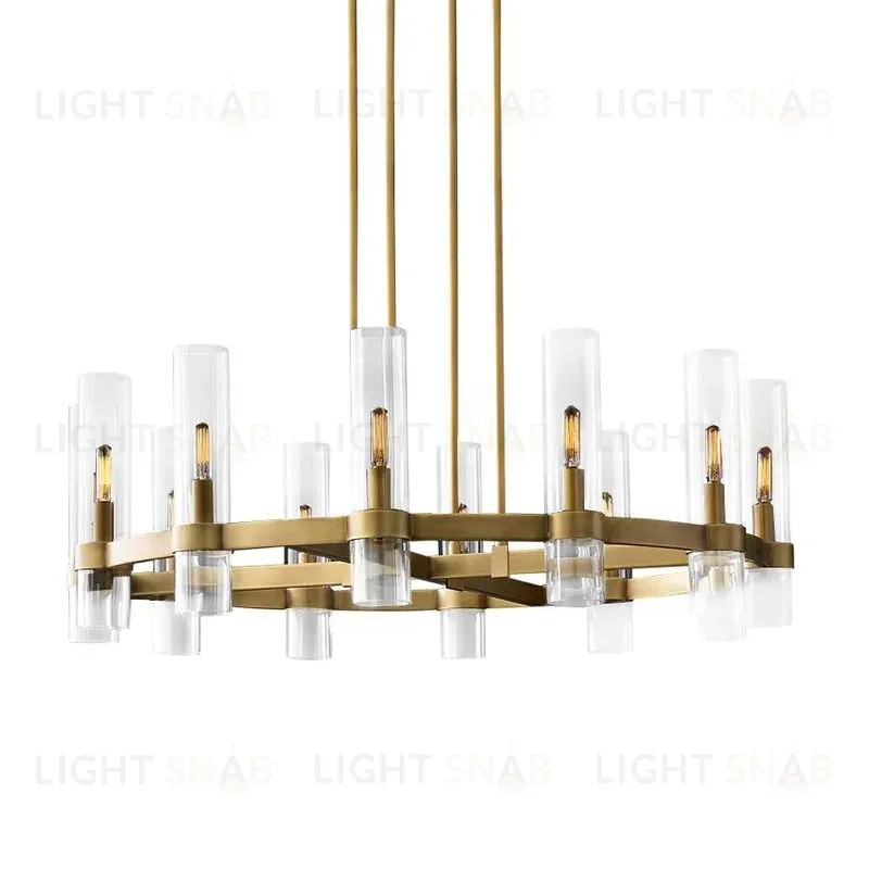 Подвесная люстра Delight Collection Ravelle MT8888-8H antique brass MT8888-8H antique brass