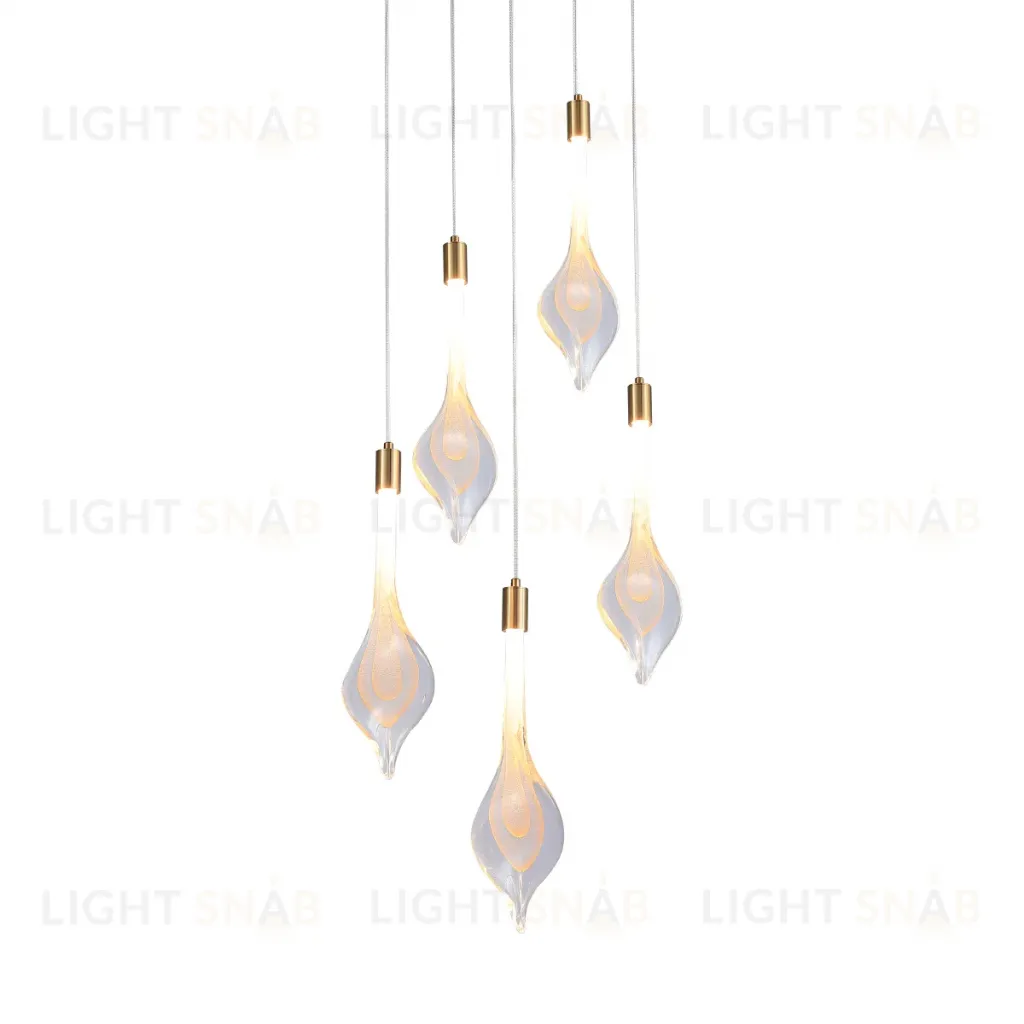 Подвесной светильник Delight Collection P98066-5 antique brass P98066-5 antique brass