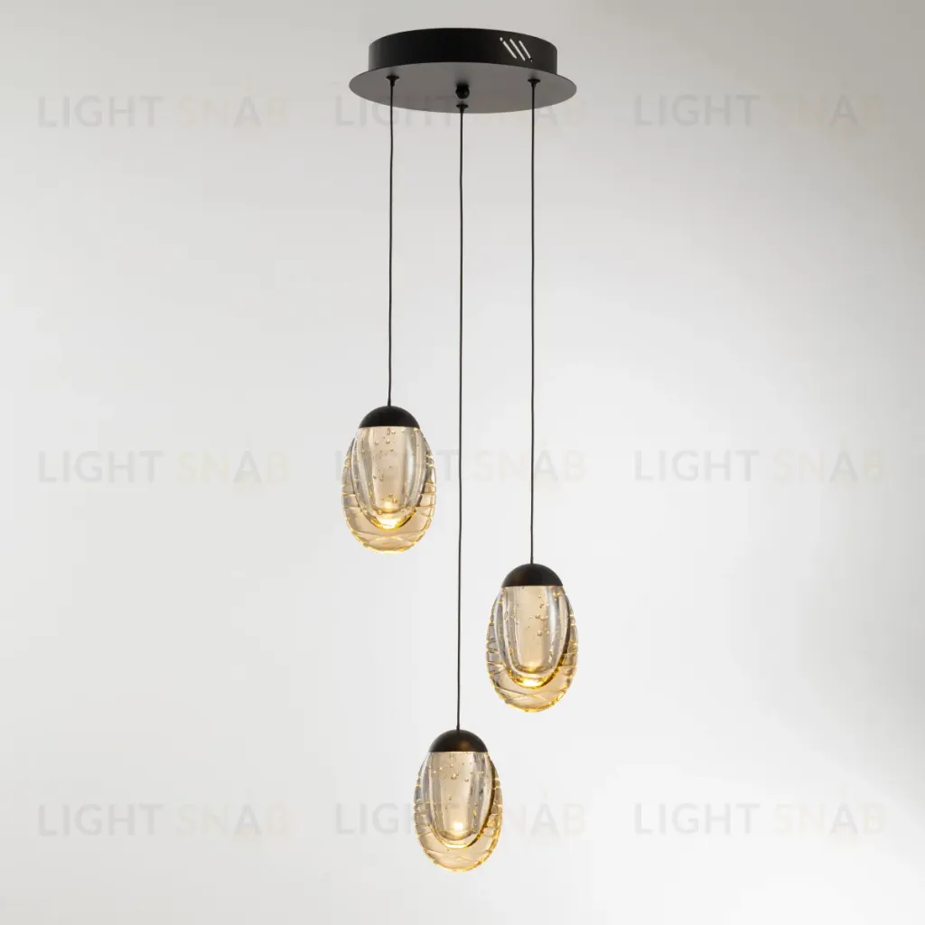 Подвесной светильник Delight Collection MD25090022-3A matt black/champagne MD25090022-3A matt black/champagne