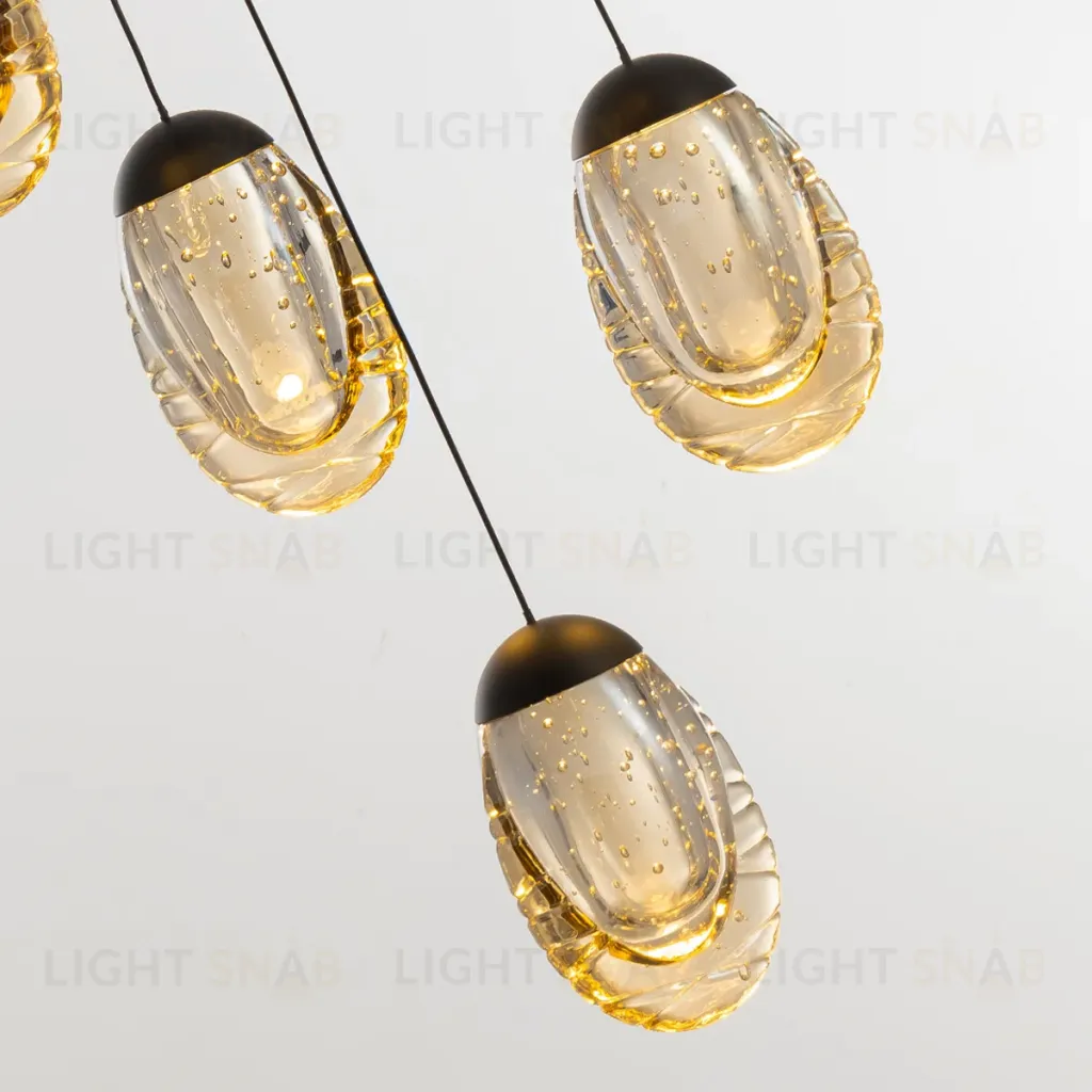 Подвесной светильник Delight Collection MD25090022-3A matt black/champagne MD25090022-3A matt black/champagne