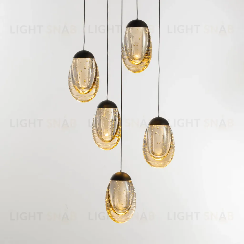 Подвесной светильник Delight Collection MD25090022-5A matt black/champagne MD25090022-5A matt black/champagne
