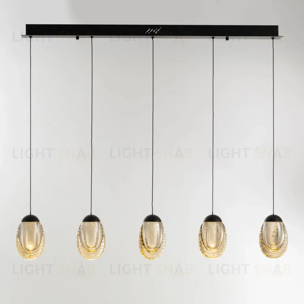 Подвесной светильник Delight Collection MD25090022-5B matt black/champagne MD25090022-5B matt black/champagne