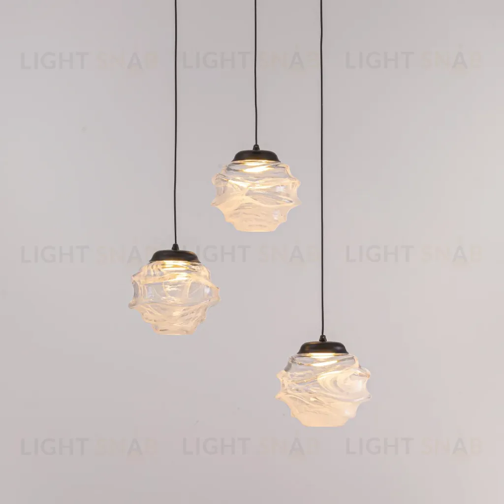 Подвесной светильник Delight Collection MD25030003-3A matt black/clear MD25030003-3A matt black/clear