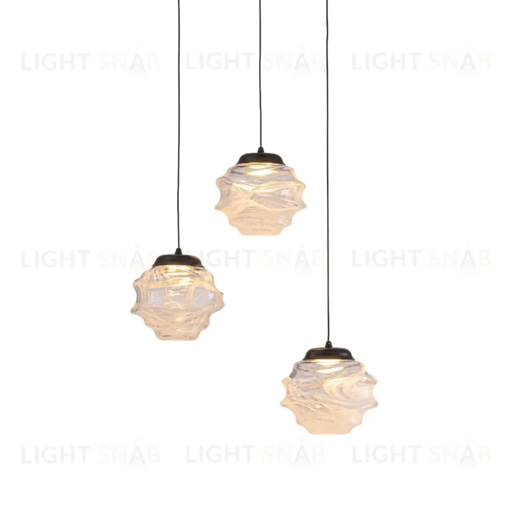 Подвесной светильник Delight Collection MD25030003-3A matt black/clear MD25030003-3A matt black/clear