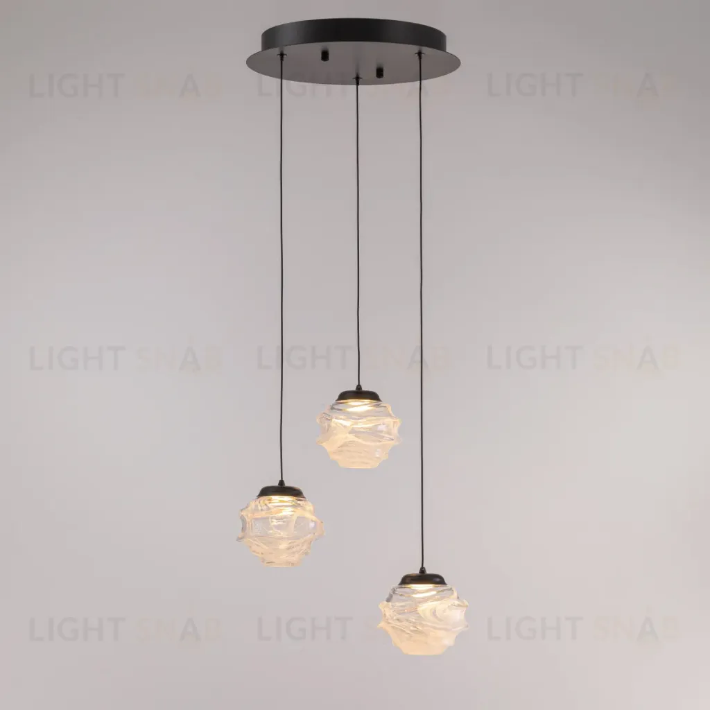 Подвесной светильник Delight Collection MD25030003-3A matt black/clear MD25030003-3A matt black/clear