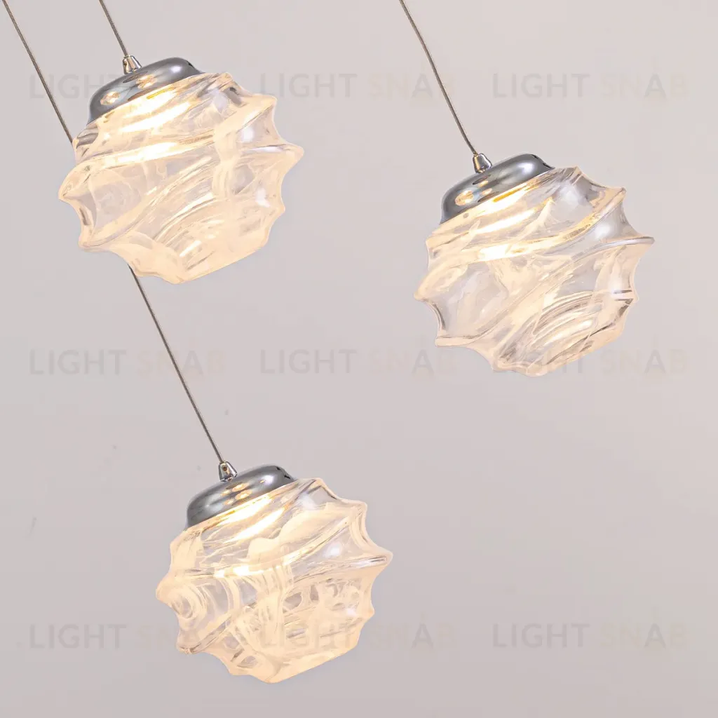 Подвесной светильник Delight Collection MD25030003 MD25030003-5A chrome/clear MD25030003-5A chrome/clear