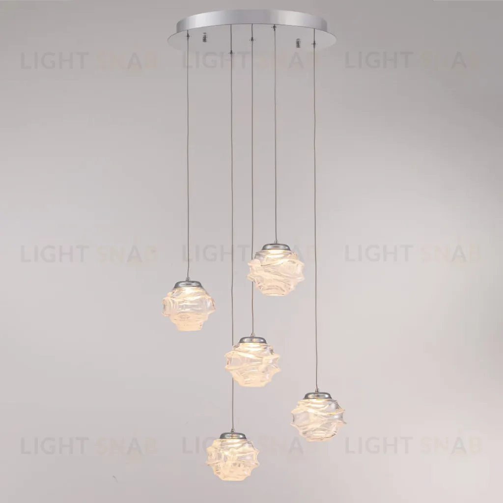 Подвесной светильник Delight Collection MD25030003 MD25030003-5A chrome/clear MD25030003-5A chrome/clear
