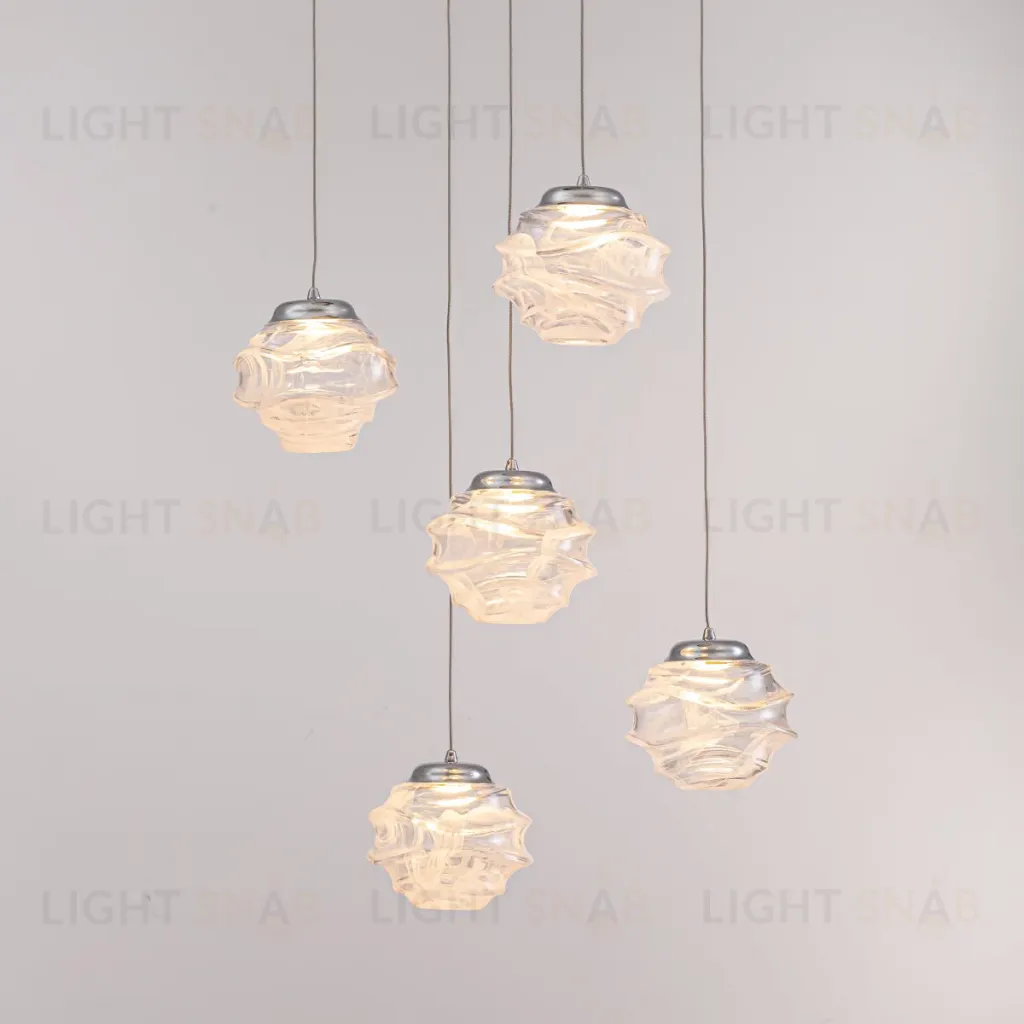 Подвесной светильник Delight Collection MD25030003 MD25030003-5A chrome/clear MD25030003-5A chrome/clear