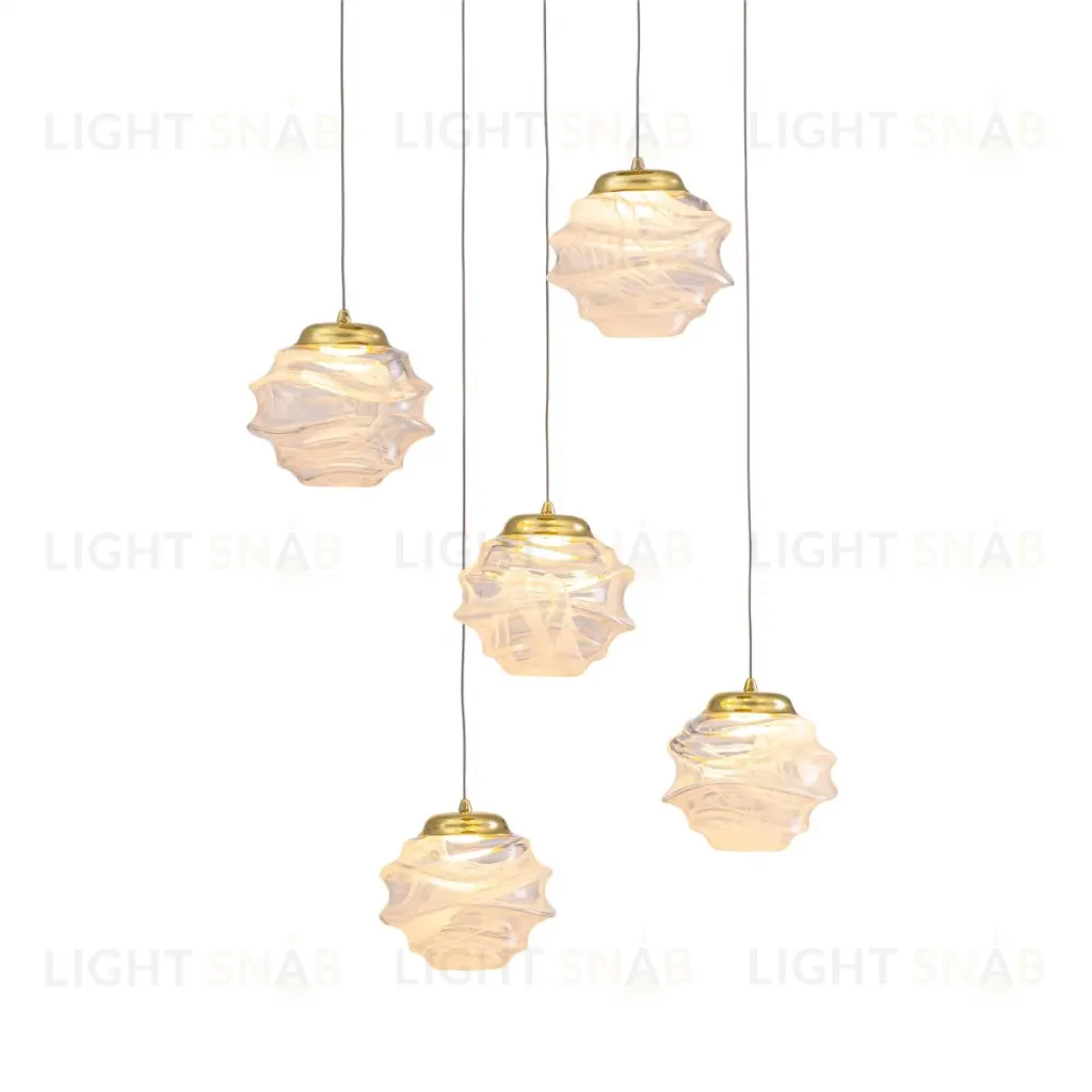 Подвесной светильник Delight Collection MD25030003-5A gold/clear MD25030003-5A gold/clear