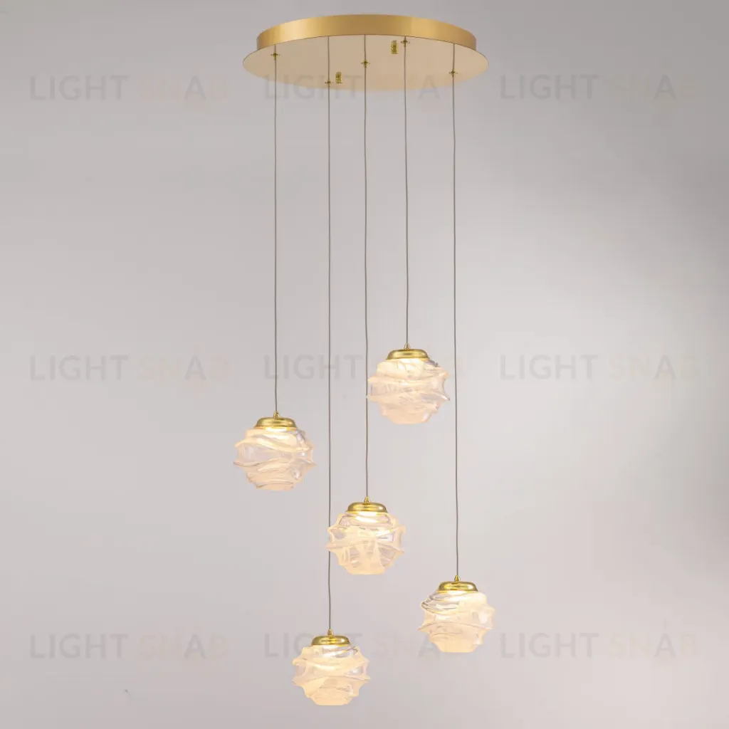 Подвесной светильник Delight Collection MD25030003-5A gold/clear MD25030003-5A gold/clear