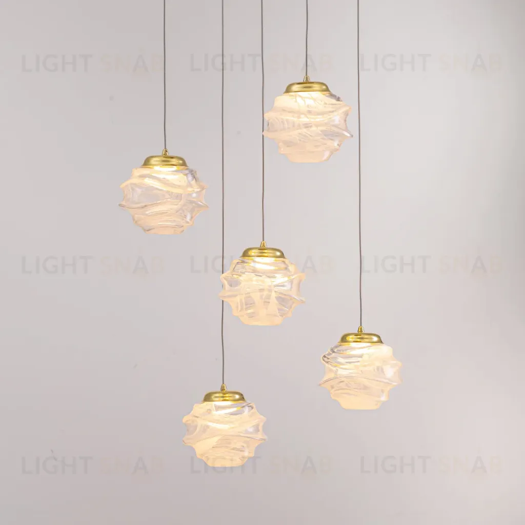 Подвесной светильник Delight Collection MD25030003-5A gold/clear MD25030003-5A gold/clear