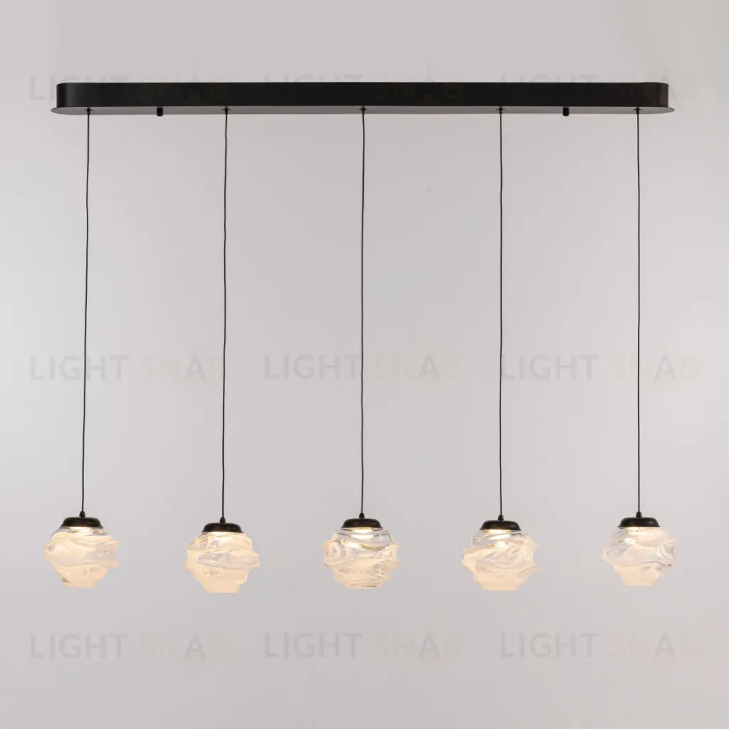 Подвесной светильник Delight Collection MD25030003-5B matt black/clear MD25030003-5B matt black/clear