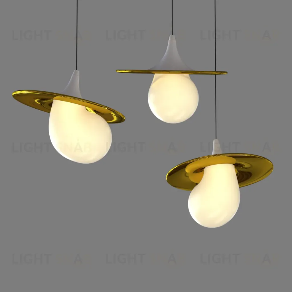 Подвесной светильник Delight Collection 10238P/1 gold/white 10238P/1 gold/white