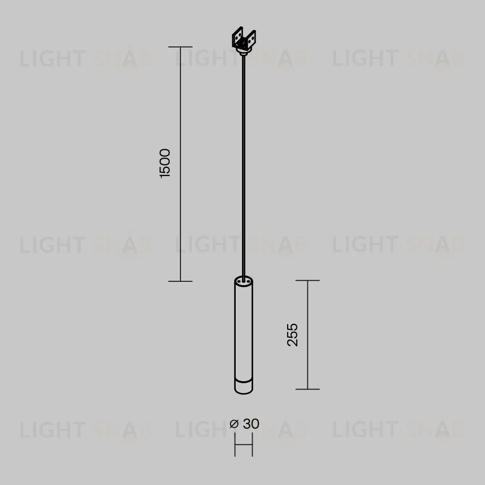 Уличный трековый светильник Maytoni Focus Led Elasity IP O-TR01-1-P-8WW3K O-TR01-1-P-8WW3K