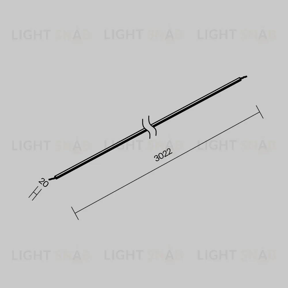 Уличная токоведущая лента Maytoni Elasity IP O-TR001-PL-L3 O-TR001-PL-L3