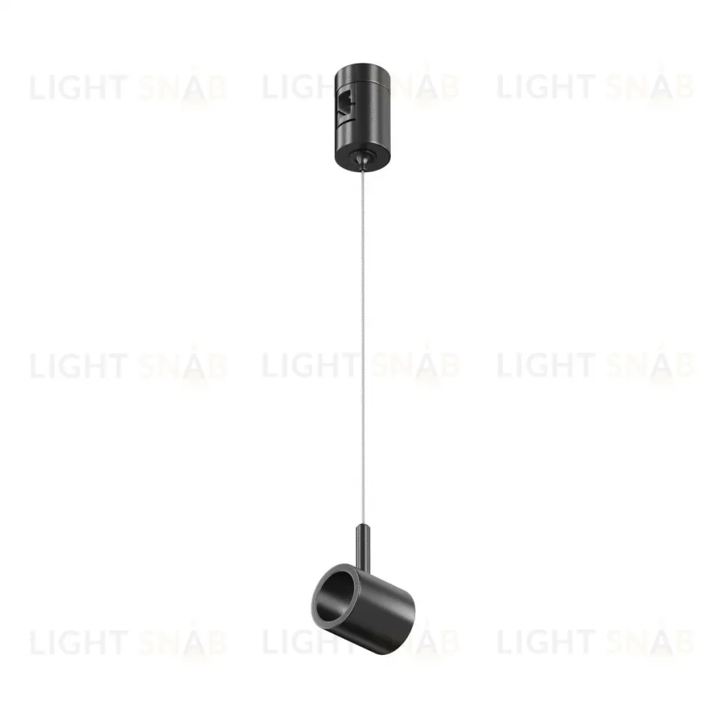 Коннектор с тросовым подвесом для магнитного шинопровода Maytoni Technical Tau Flarity TRA154SW-1B TRA154SW-1B