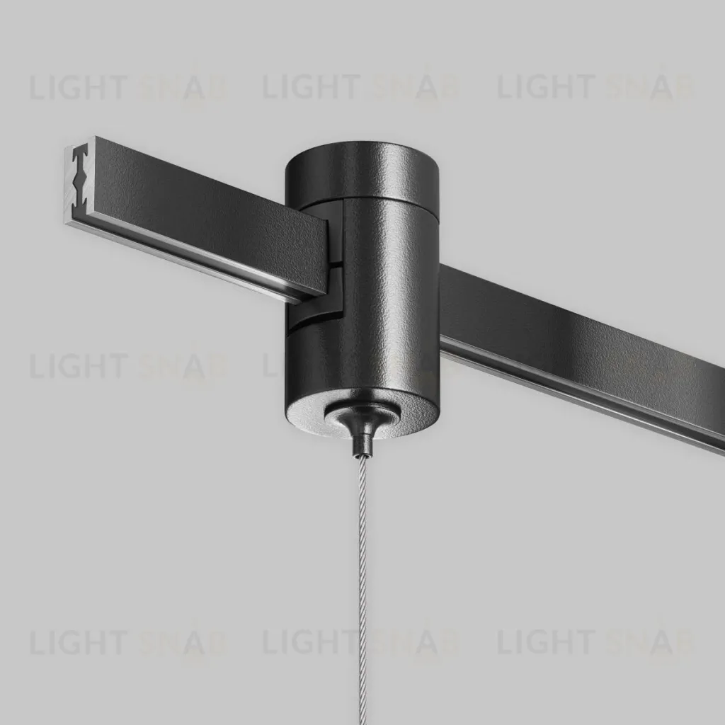 Коннектор с тросовым подвесом для магнитного шинопровода Maytoni Technical Tau Flarity TRA154SW-1B TRA154SW-1B