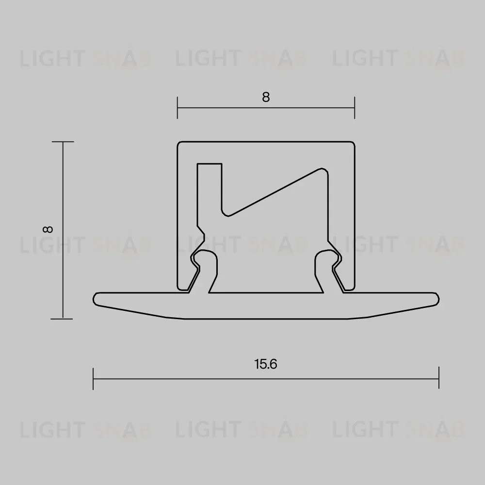 Алюминиевый профиль скрытого монтажа Maytoni Led Strip 636021 636021