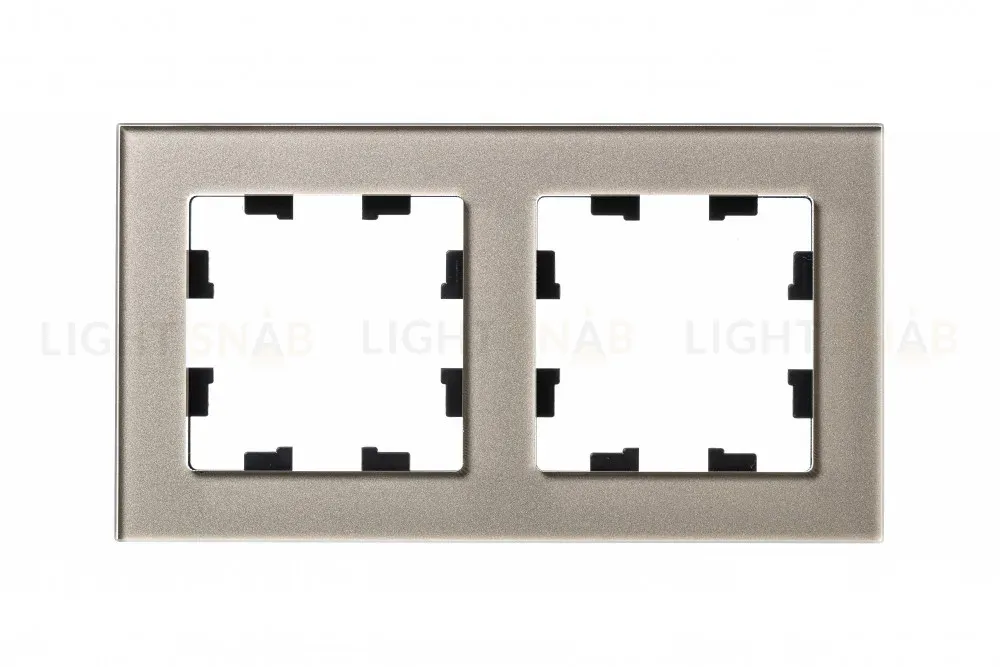 Рамка 2-ая Systeme Electric AtlasDesign Nature Стекло шампань ATN320502 ATN320502