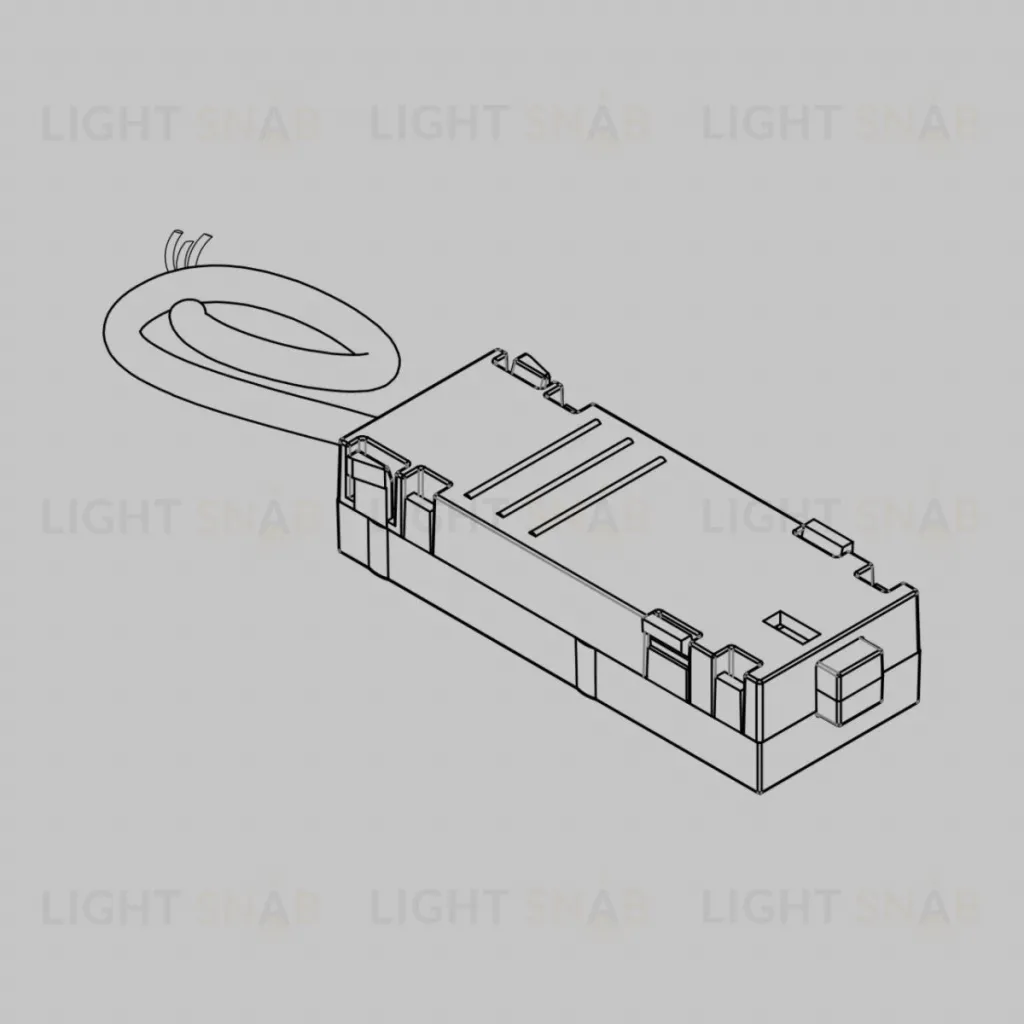 Подвод питания для шинопровода трековой системы IMEX Smart Line IL.0050.4005-WH IL.0050.4005-WH