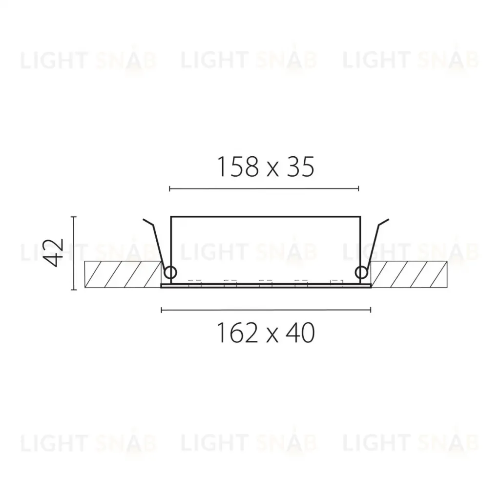 Встраиваемый светильник Lightstar Guarda 082246 082246
