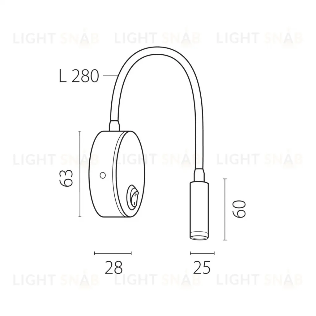 Бра Lightstar Omega 200244 200244
