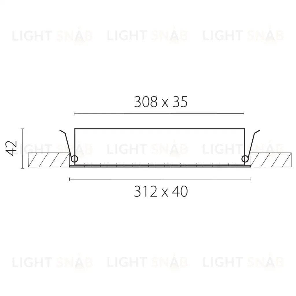 Встраиваемый светильник Lightstar Guarda 082346 082346