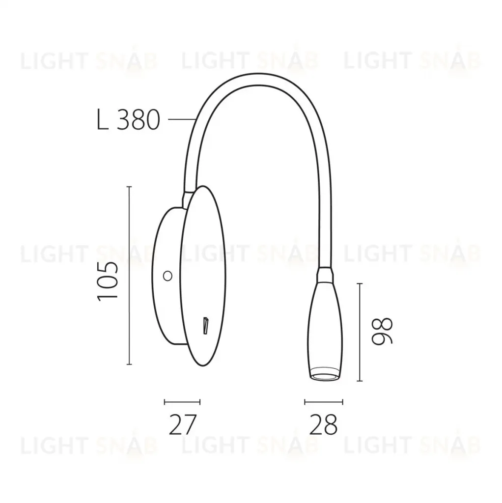 Бра Lightstar Omega 200336 200336