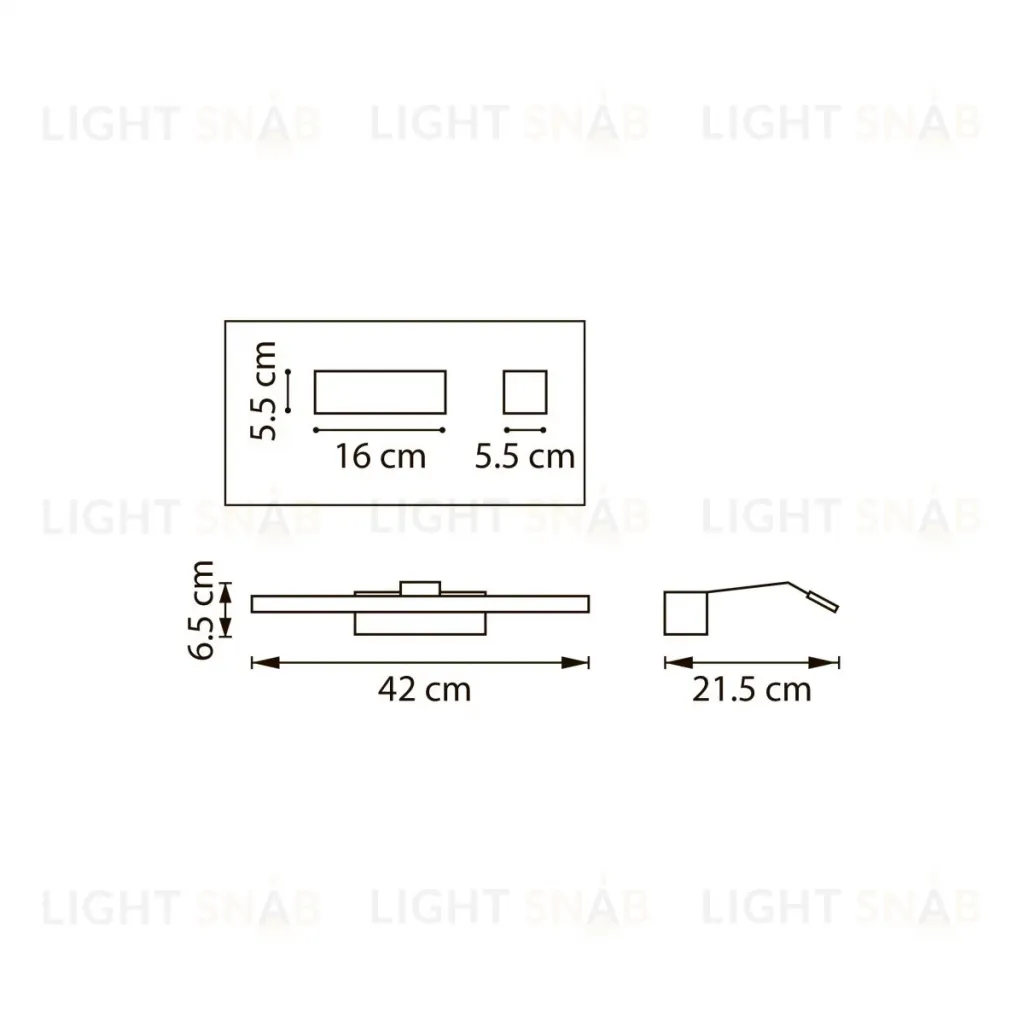 Подсветка для зеркал Lightstar Muro Spec 808687-4 808687-4