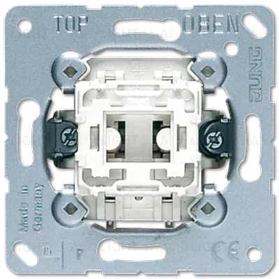Мех-зм кнопки 1-кл, 1-пол. с контактом НО 10А 250В jung 531U 531U