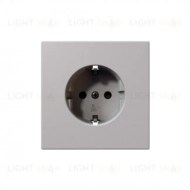 Розетка SCHUKO с защитными шторками 16A 250V 2P+T, цвет Белый матовый (soft touch) Jasmart FD5501PWM FD5501PWM
