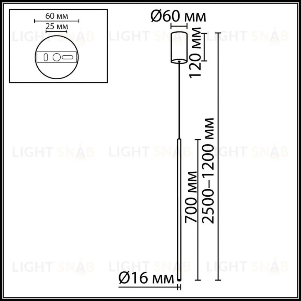 Подвесной светильник Odeon Light Hightech Teo 7104/4L 7104/4L