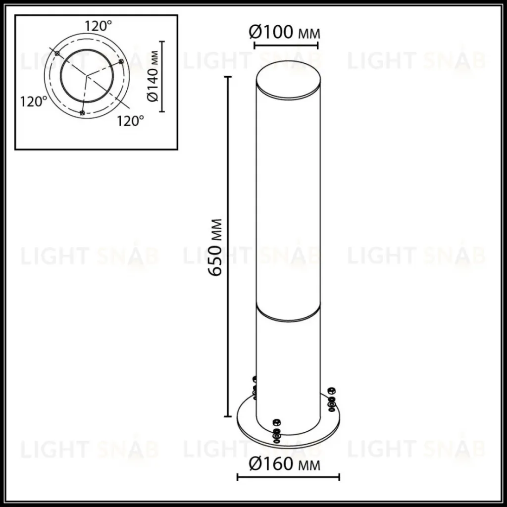 Ландшафтный светильник Odeon Light Nature Cortena 7180/18GL 7180/18GL