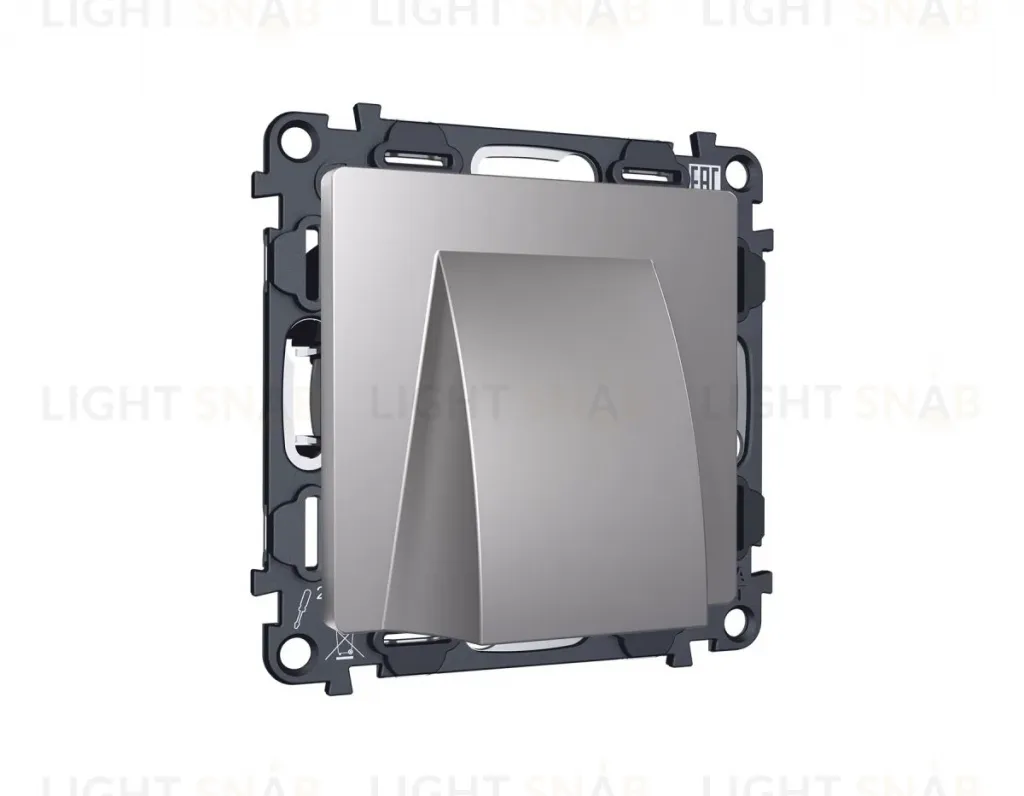 Комплект вывода кабеля с фиксатором Alfa Сталь матовый Quant Ambrella Volt MA515810 (AP5158, VM238) MA515810