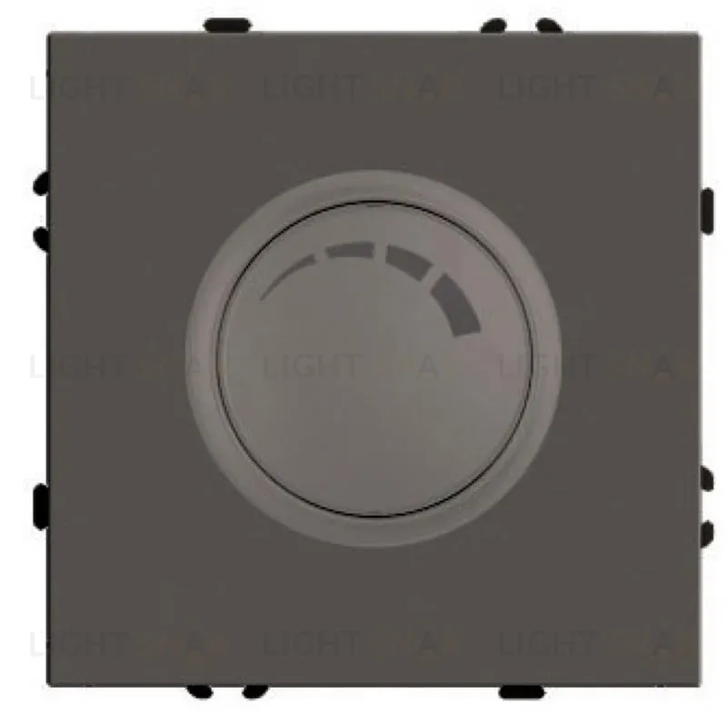 Выключатель диммирующий (механизм) Stekker Эмили RSW10-5106-09 антрацит soft touch 49920 49920