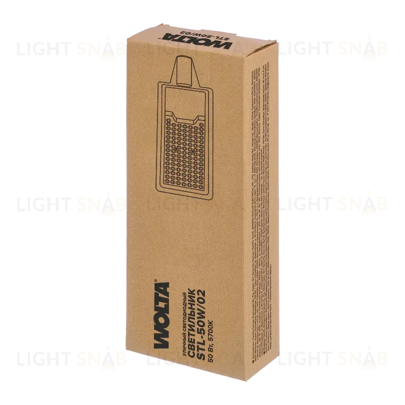 Уличный консольный светильник WOLTA STL-50W/02 50Вт 5700К IP65 5000лм STL-50W/02